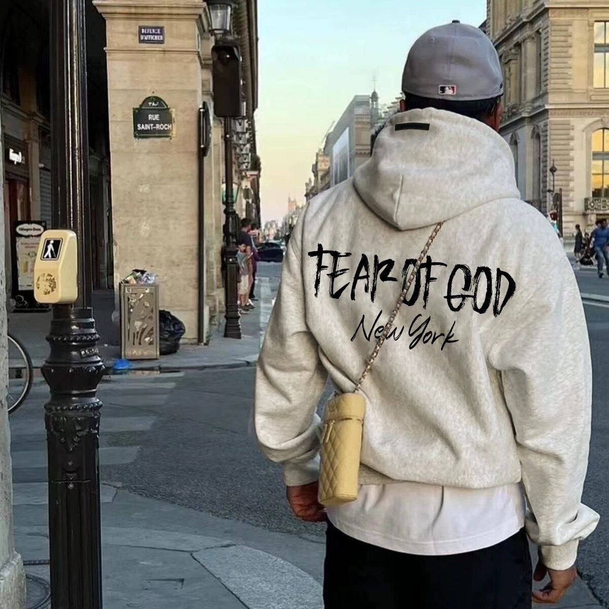 FOG ESSENTIALS FEAR OF GOD New Yorkパーカー フーディ ルーズ