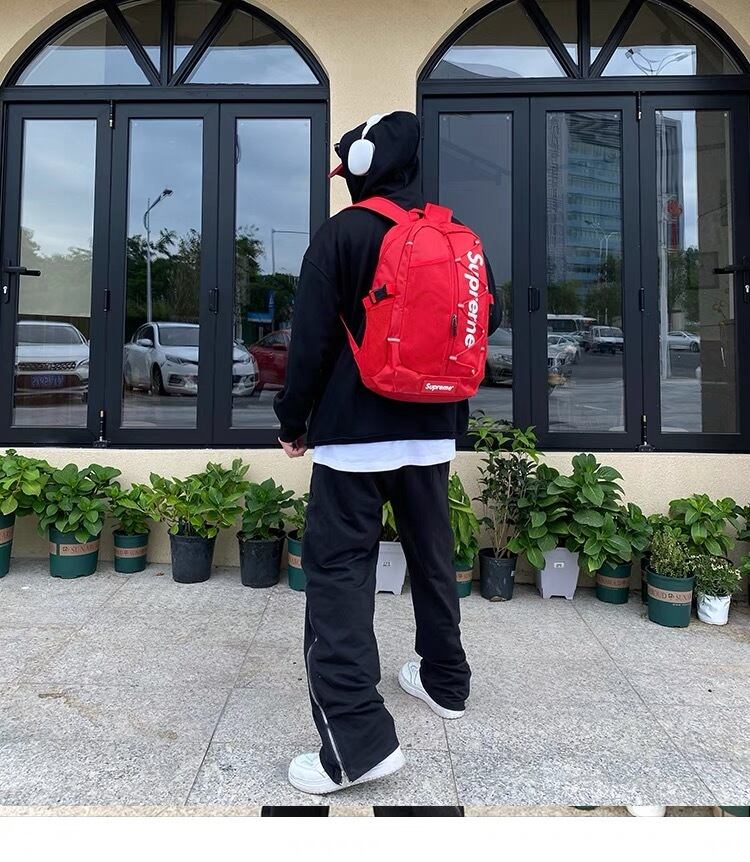 Supreme シュプリーム 17SS Cordura Ripstop Nylon Backpack Bag  コーデュラリップストップナイロンバックパック リュック ブラック