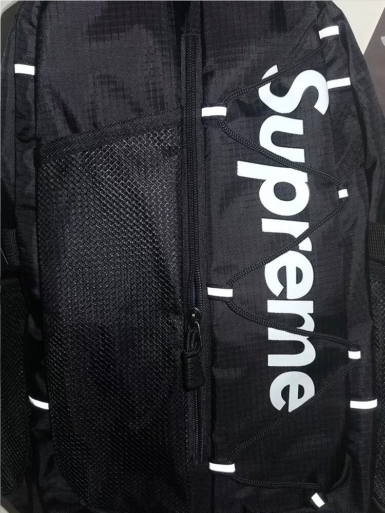 Supreme シュプリーム 17SS Cordura Ripstop Nylon Backpack Bag  コーデュラリップストップナイロンバックパック リュック ブラック