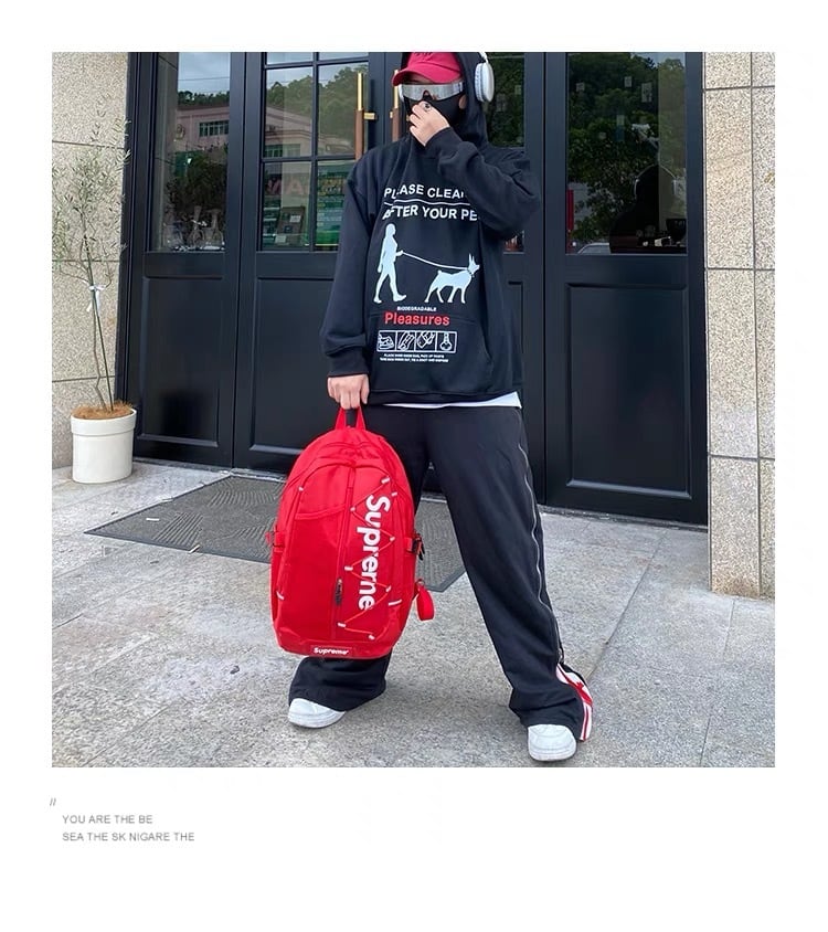 Supreme シュプリーム 17SS Cordura Ripstop Nylon Backpack Bag  コーデュラリップストップナイロンバックパック リュック ブラック