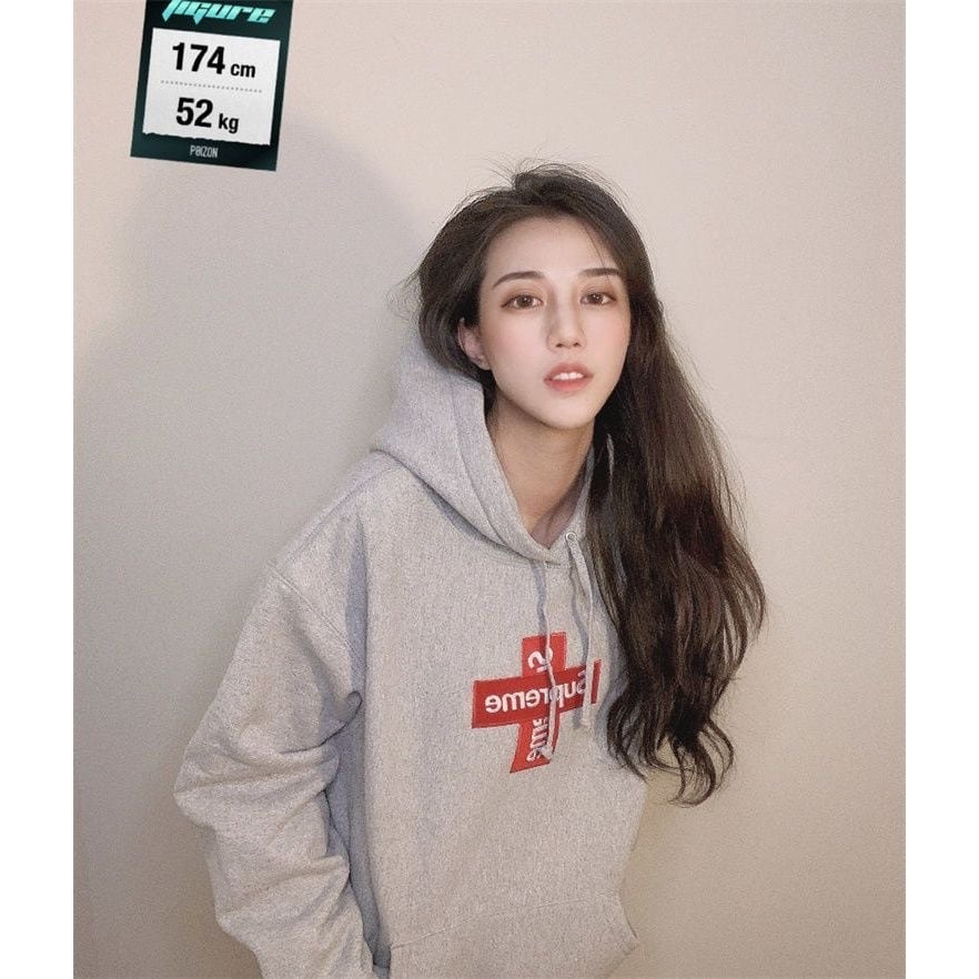 Supreme20FW Cross Box ロゴ刺繍フーディ トレーナー unisex