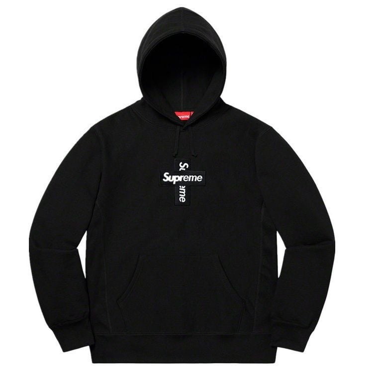 Supreme20FW Cross Box ロゴ刺繍フーディ トレーナー unisex