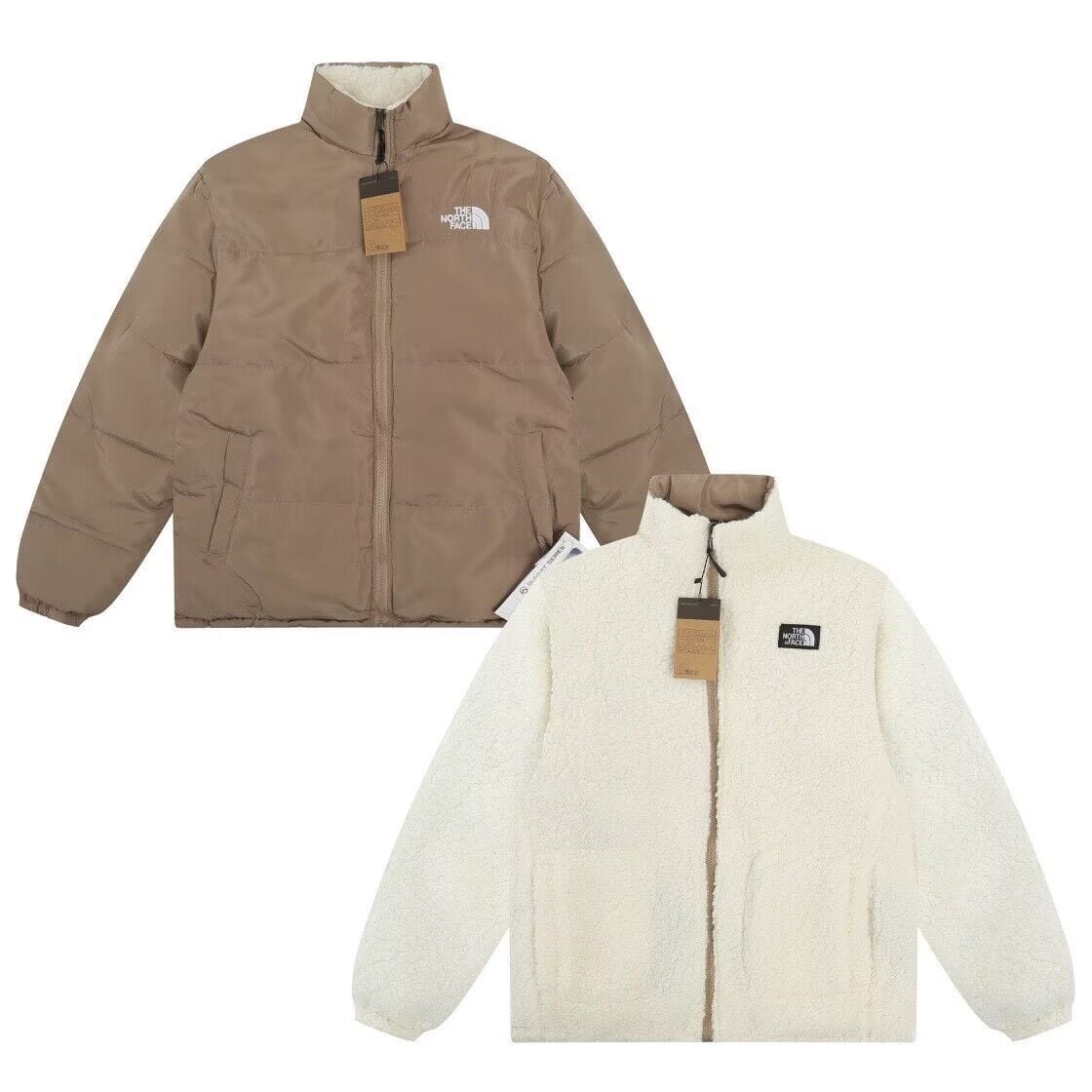 THE NORTH FACE フリースジャケット ベージュ　試着のみ THE NORTH FACE フリースジャケット ベージュ - メルカリ