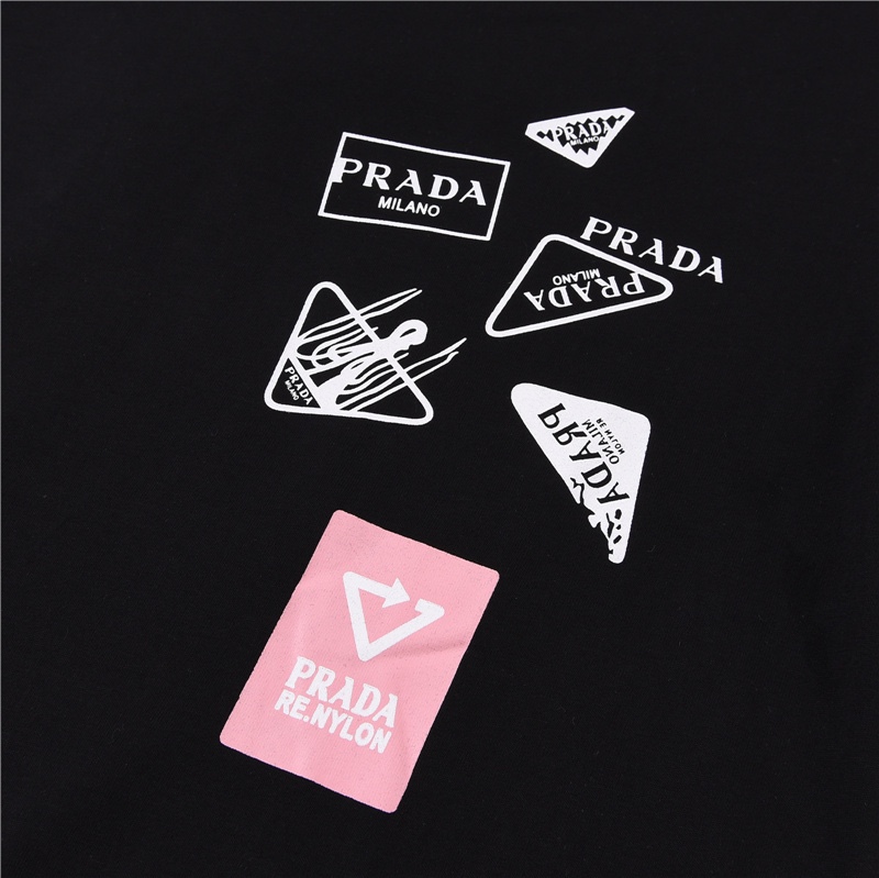 ❤最終値下❤ 美品 PRADA エンボス半袖 プラダ コットン エンボス メンズ レディース 半袖Tシャツ